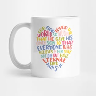 John 3:16 For God So Loved Mug